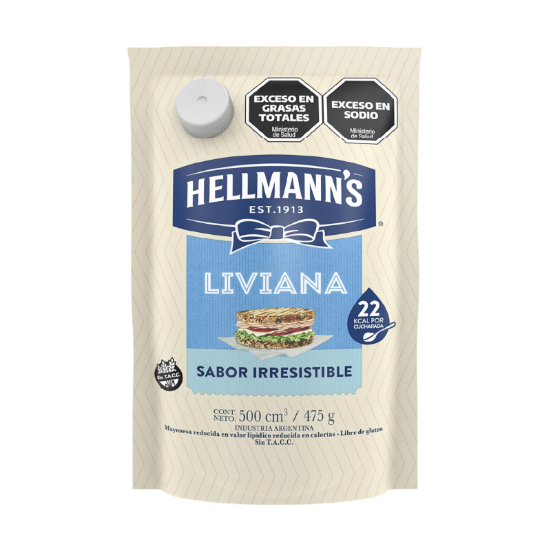 Mayonesa Liviana DP Octogono Hellmann's 475 Grs
