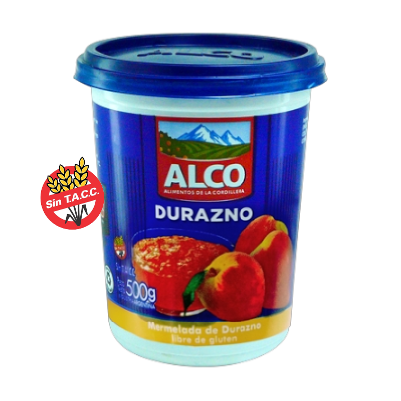 Mermelada de Durazno Pote Alco 500 Grs