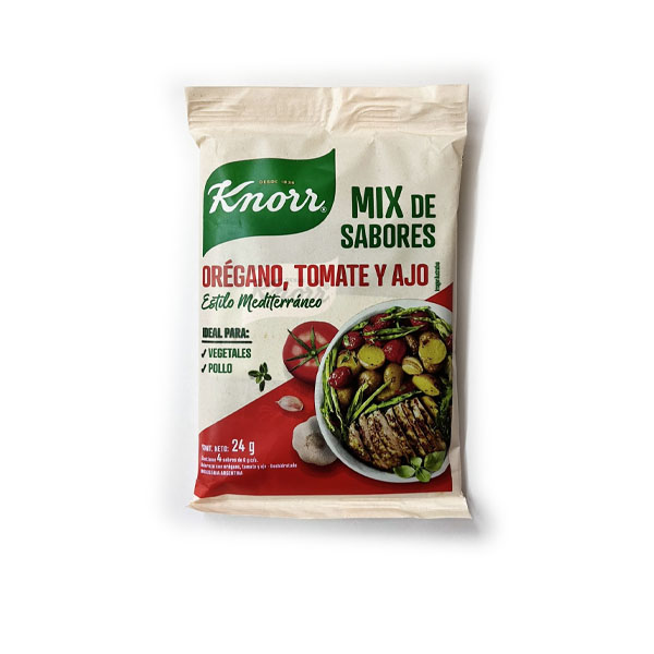 Mix de Sabor Mediterraneo Oregano-Tomat Knorr 4 Un