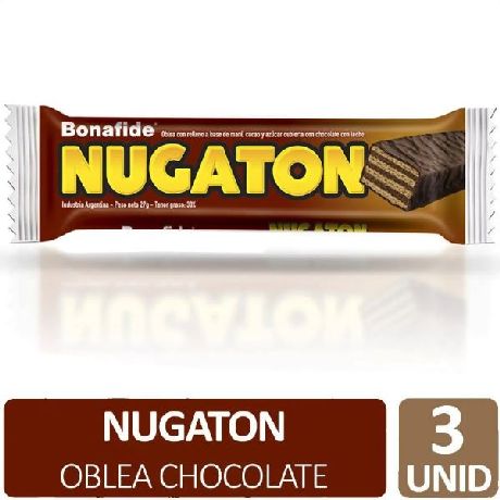 Oblea Leche Agrupado Nugaton 3 Un