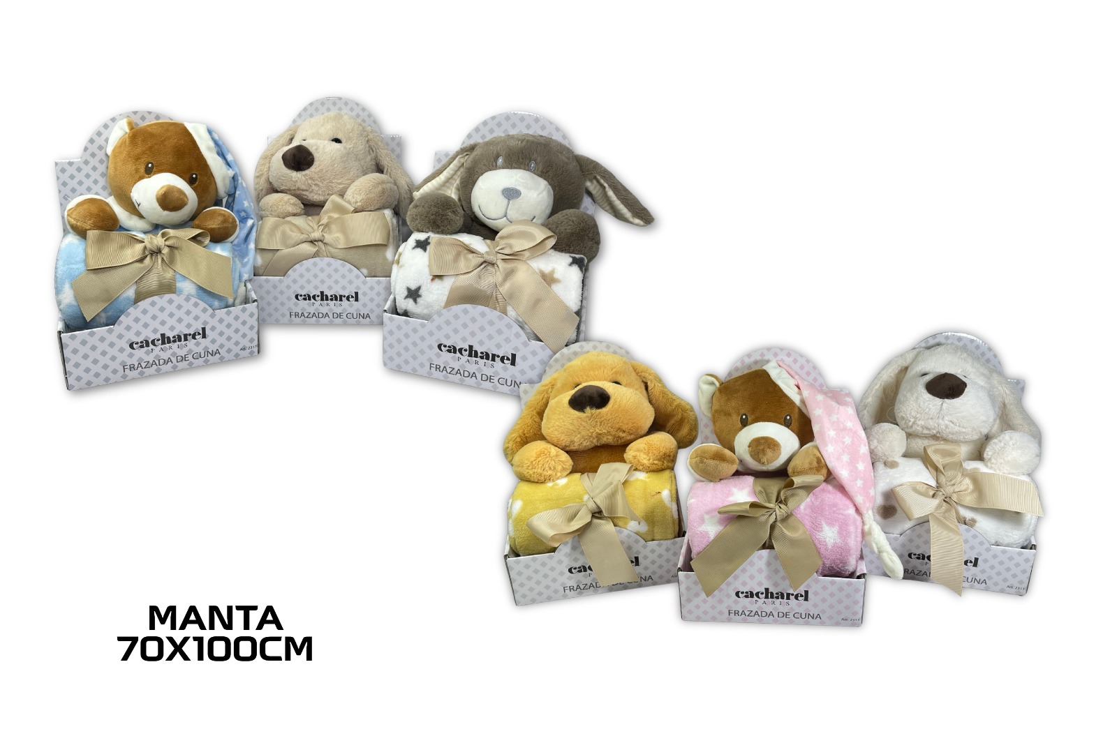 PELUCHE CON MANTA POLAR