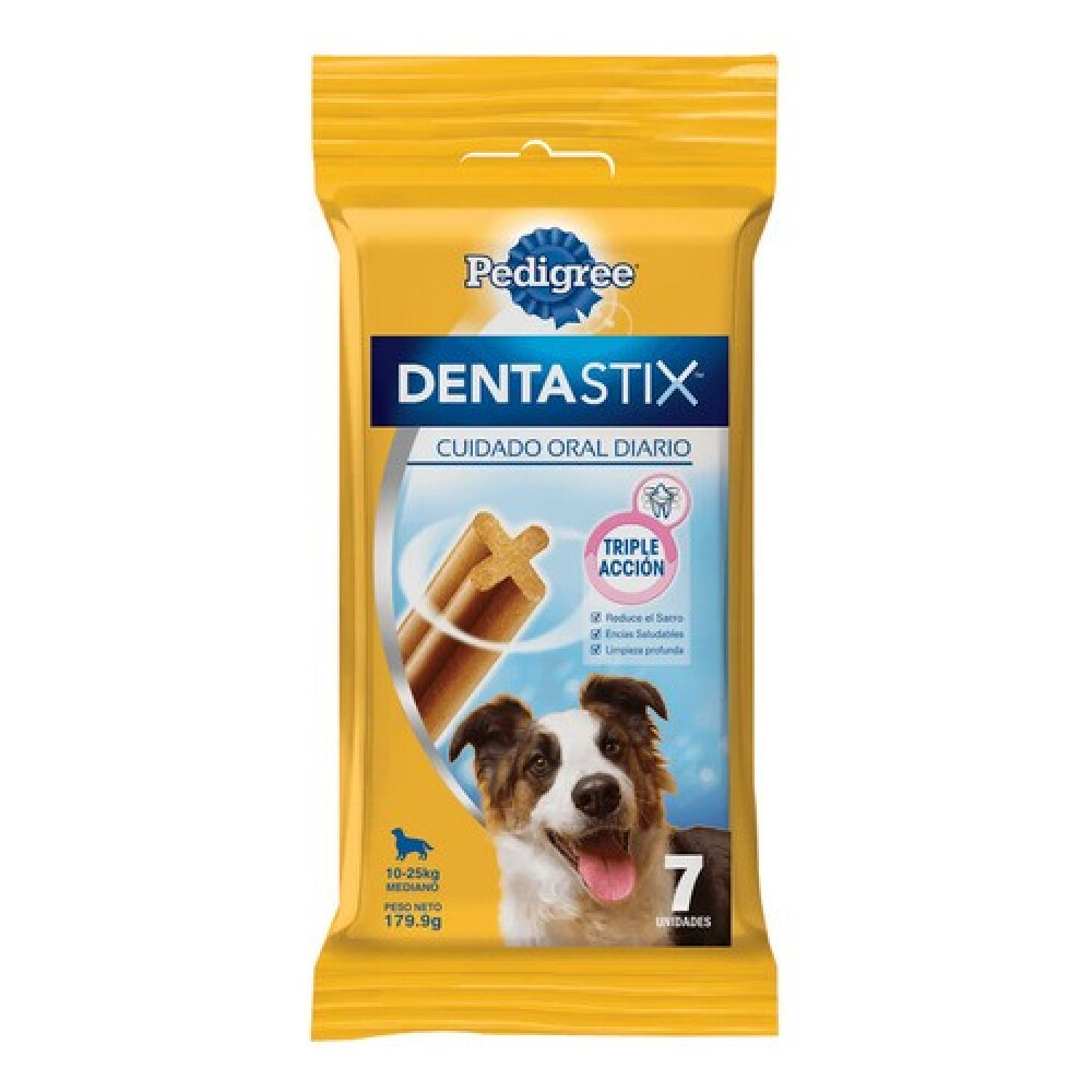Palitos Saludable Dentastix R.Medianas Pedigree 180 Grs