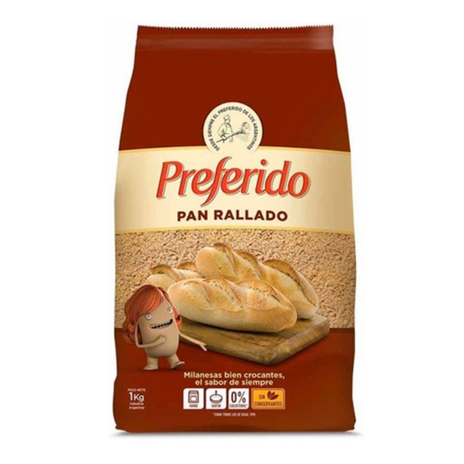 Pan Rallado Preferido 5 Kgr