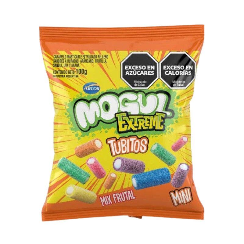 Pastillas de Goma Extreme Tubitos Zombi Mogul 100 Grs
