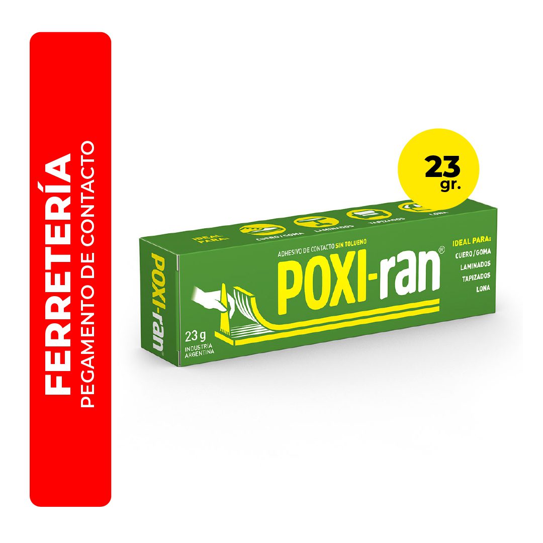 Pegamento de Contacto sin Tolueno Poxiran 23 Grs