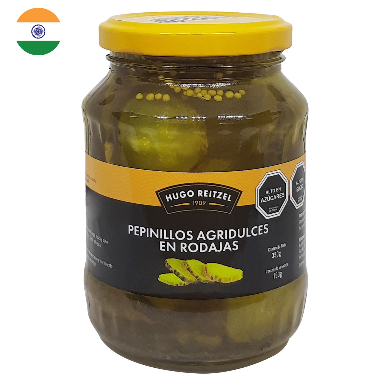 Pepinillos En Rodajas Agridulces Reitzel 315 Grs