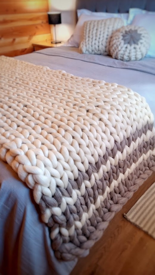 Pie de cama queen size lana 100% pura de oveja medidas 0.80x2.00mt