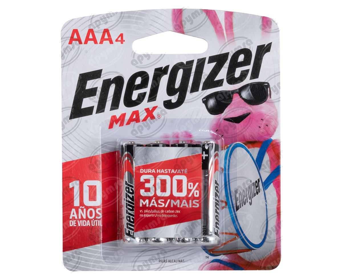 Pila Max AAA E92 BP4 Energizer 4 Un