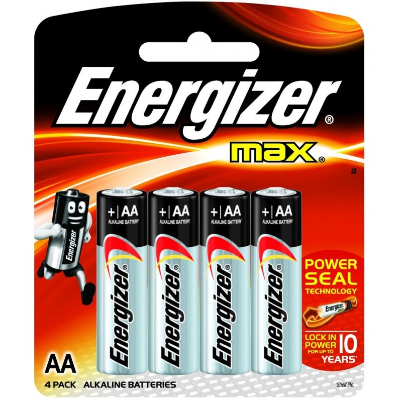 Pila Max AA E91 BP4 Energizer 4 Un