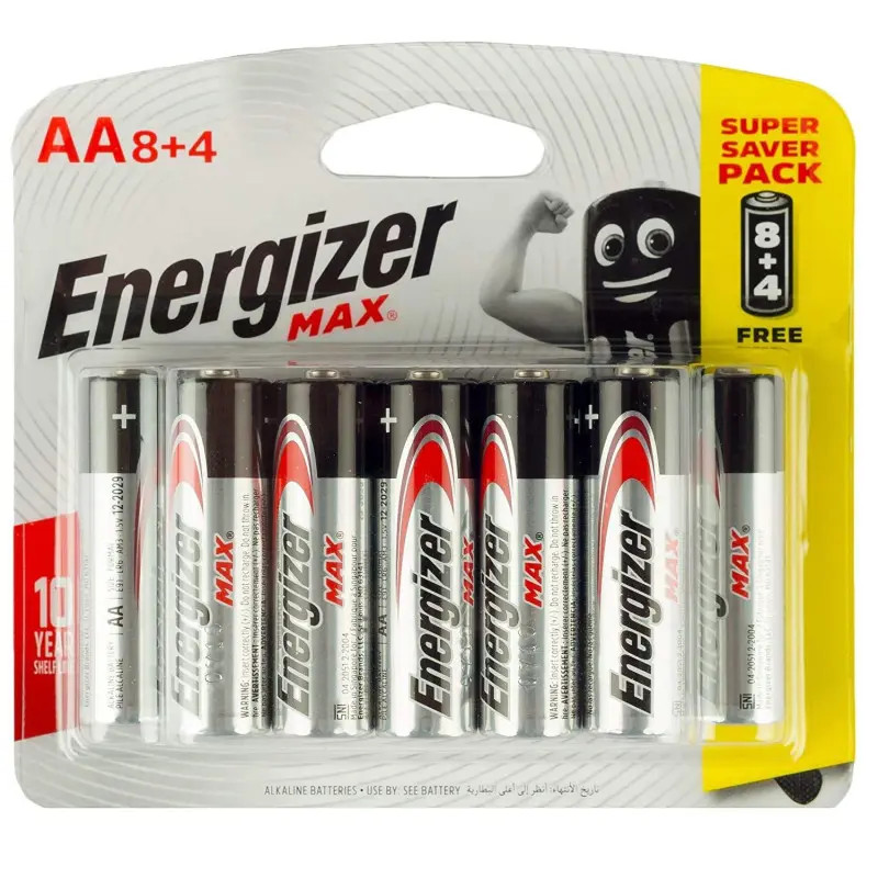 Pila Max AA E91 BP8 Energizer 8 Un