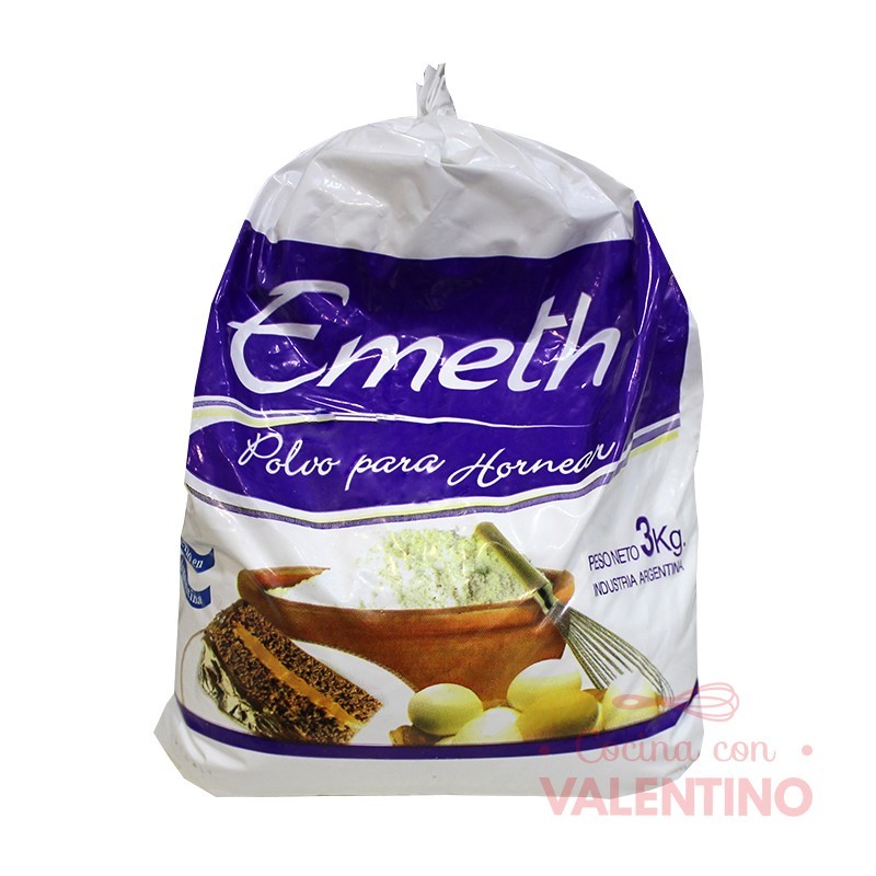 Polvo de Hornear Bolsa Emeth 3 Kgr