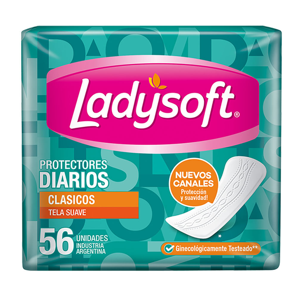 Protector Diario Clasico Ladysoft 56 Un