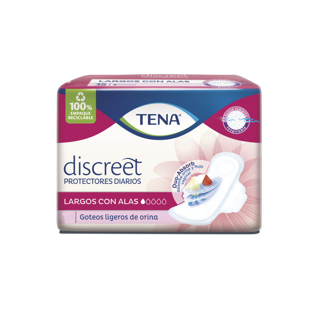 Protector Diario Discreet Natural Care Tena 50 Un