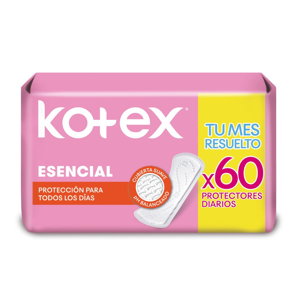 Protector Diario Esencial Kotex 60 Un