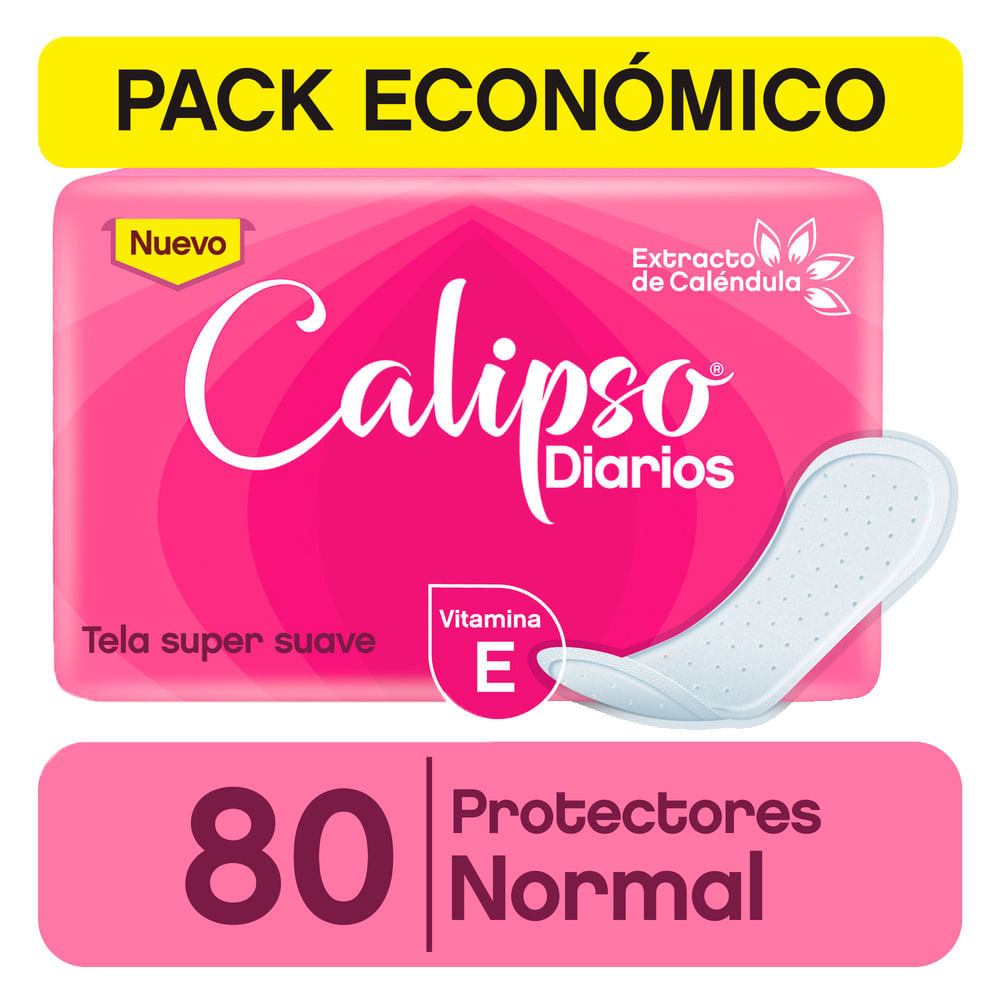 Protector Diario Normal C/Extracto de C Calipso 80 Un