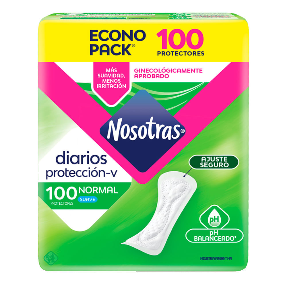 Protector Diario Normal C/Extracto de C Nosotras 100 Un