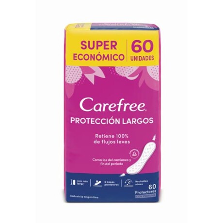 Protector Diario Proteccion Largos Carefree 60 Un