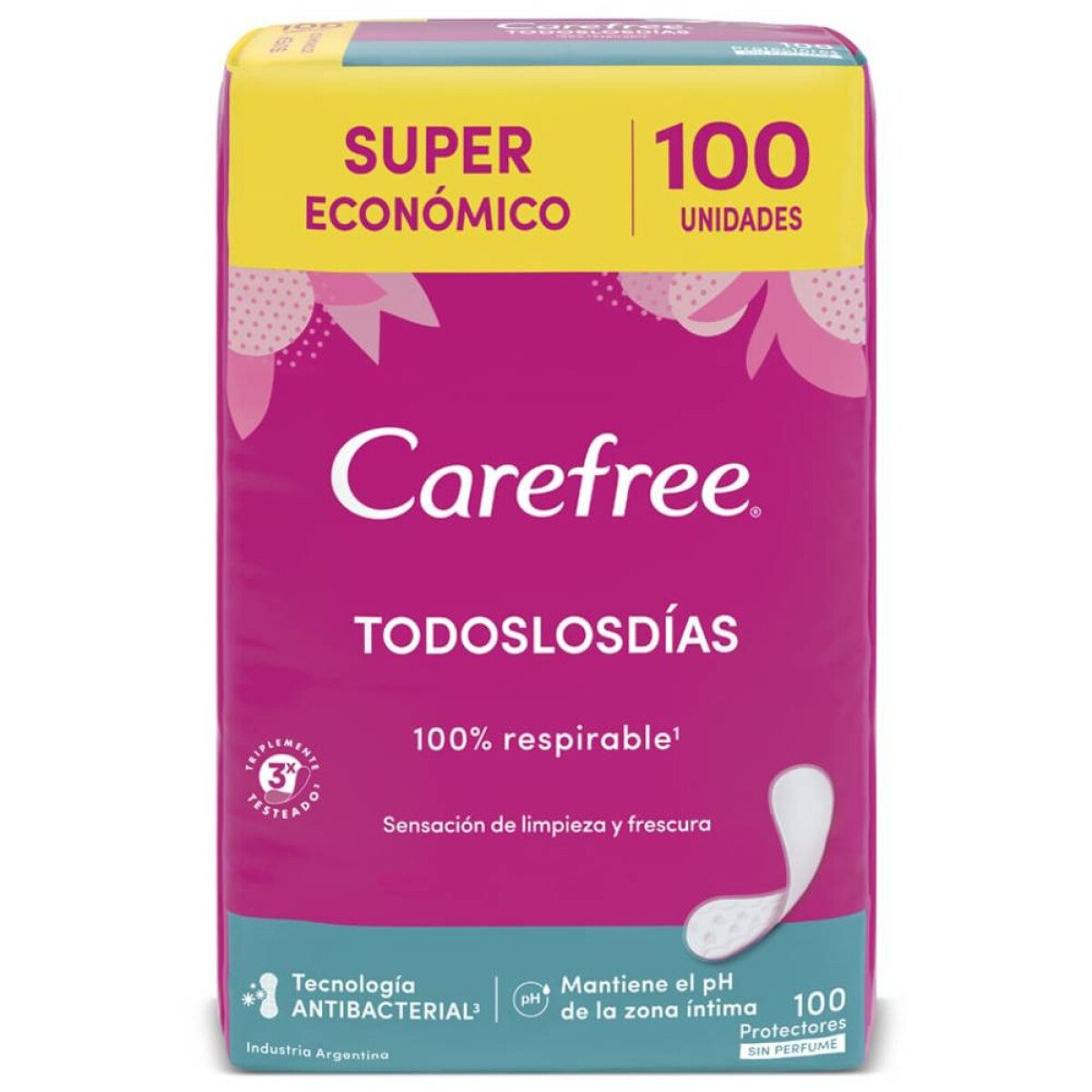 Protector Diario Proteccion S/P Nvo. Carefree 20 Un