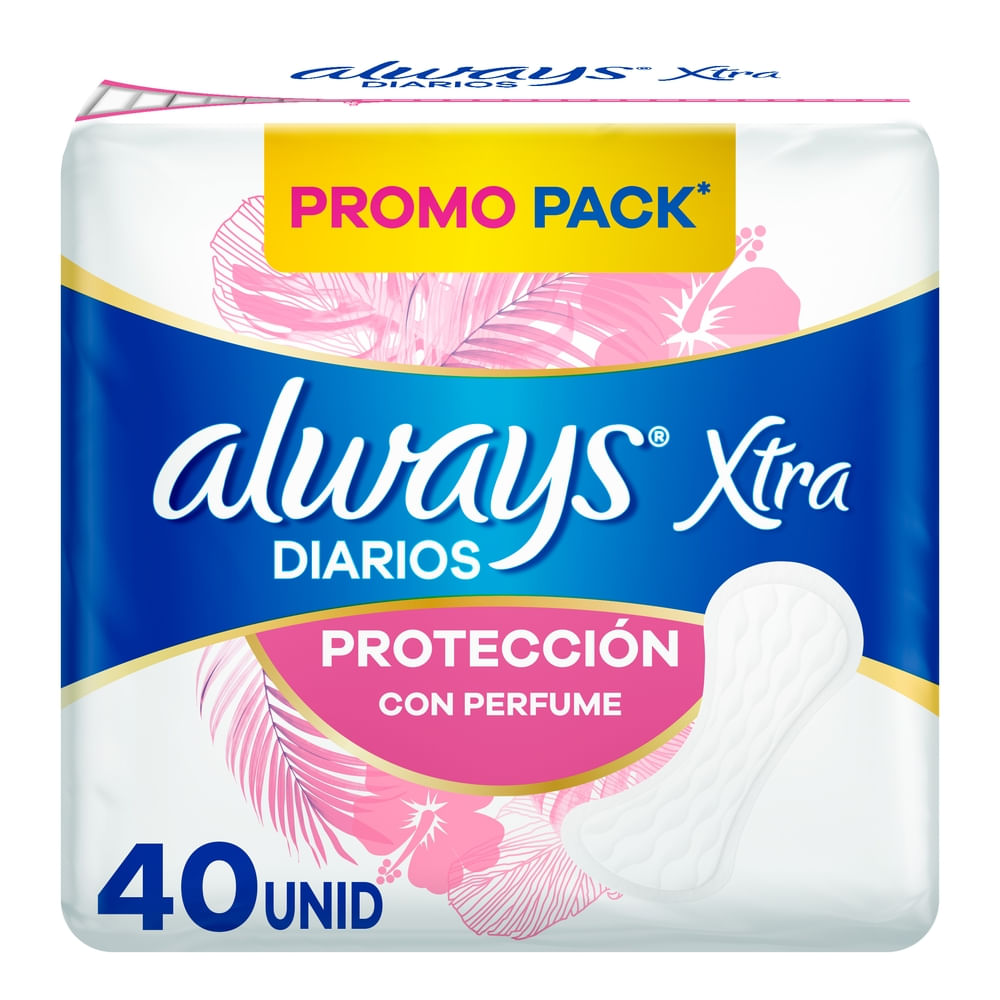 Protector Diario Xtra C/Perfume Always 40 Un