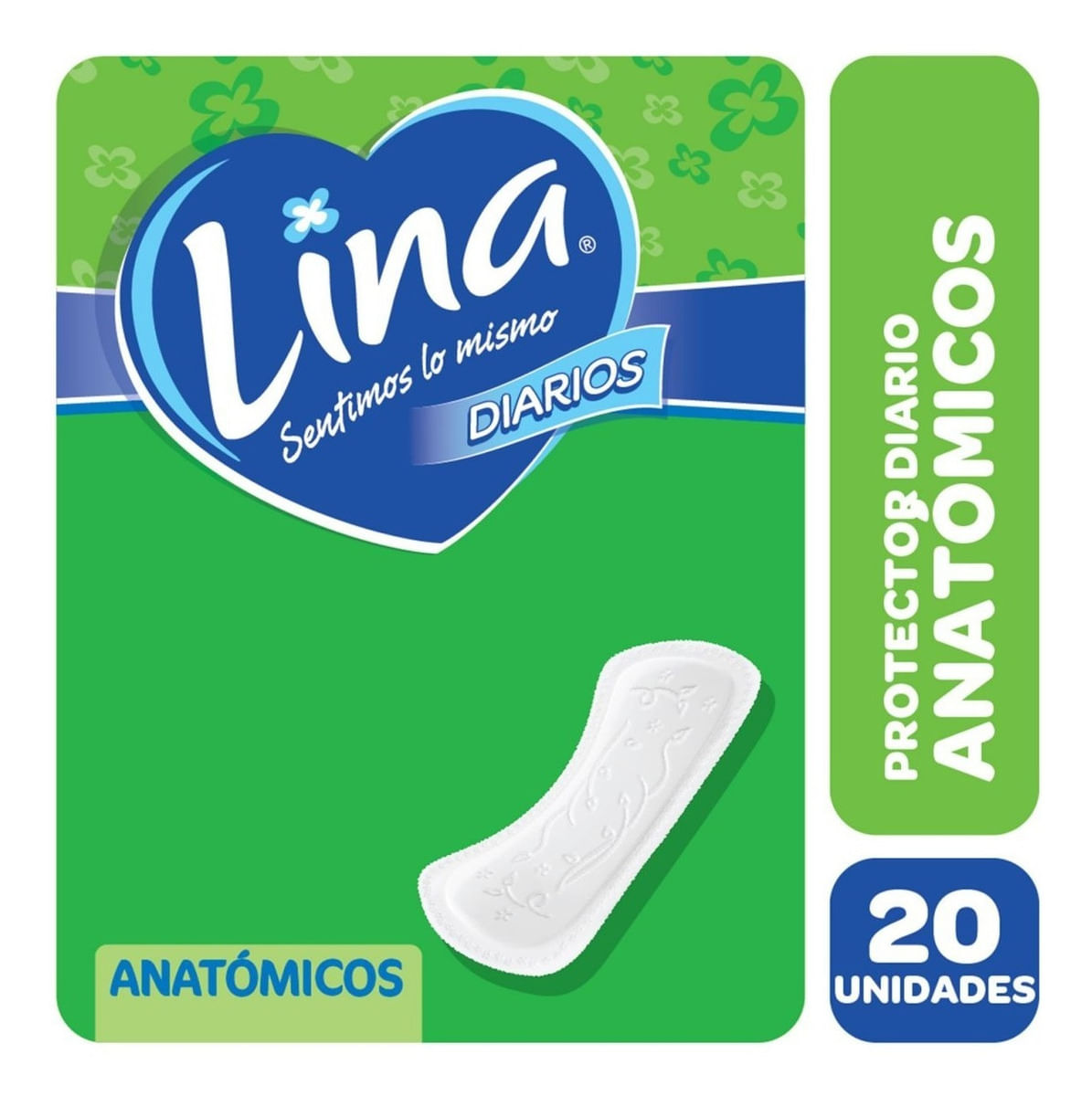 Protector Diaro Anatomico Lina 20 Un
