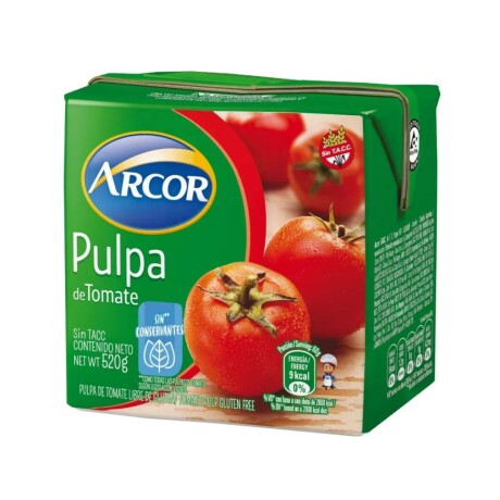 Pulpa de Tomate Suave TetraBrick Arcor 520 Grs