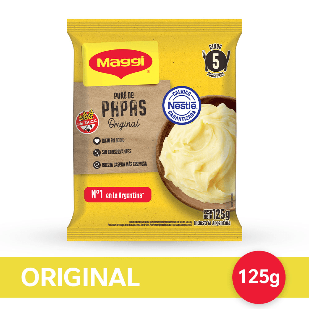 Pure De Papas Original N°1 Maggi 125 Grs