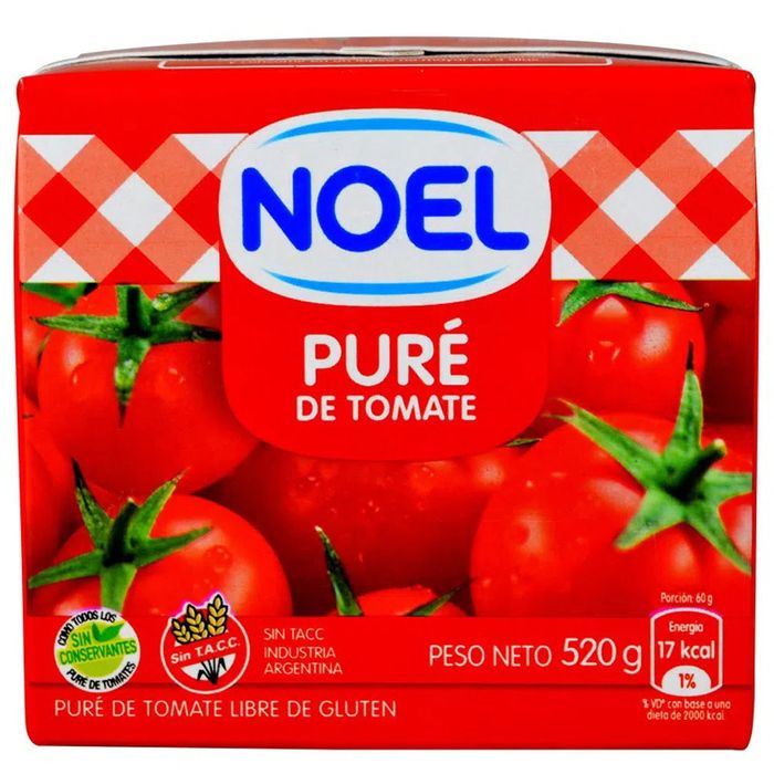 Pure De Tomate Tetra Noel 520 Grs