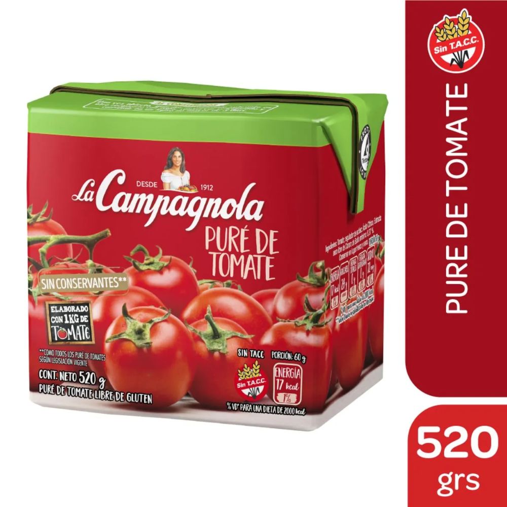 Pure de Tomate Alco 520 Grs