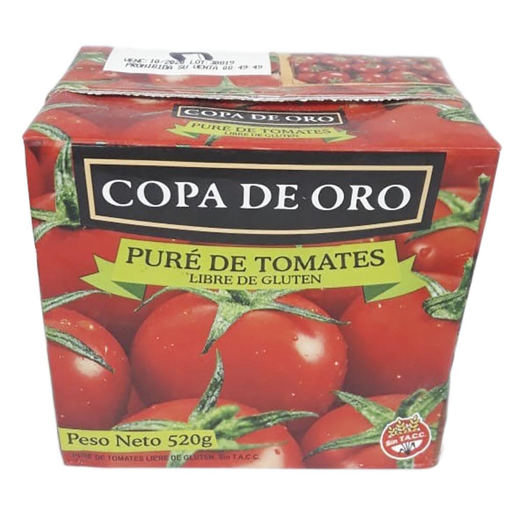 Pure de Tomate Copa de Oro 520 Grs