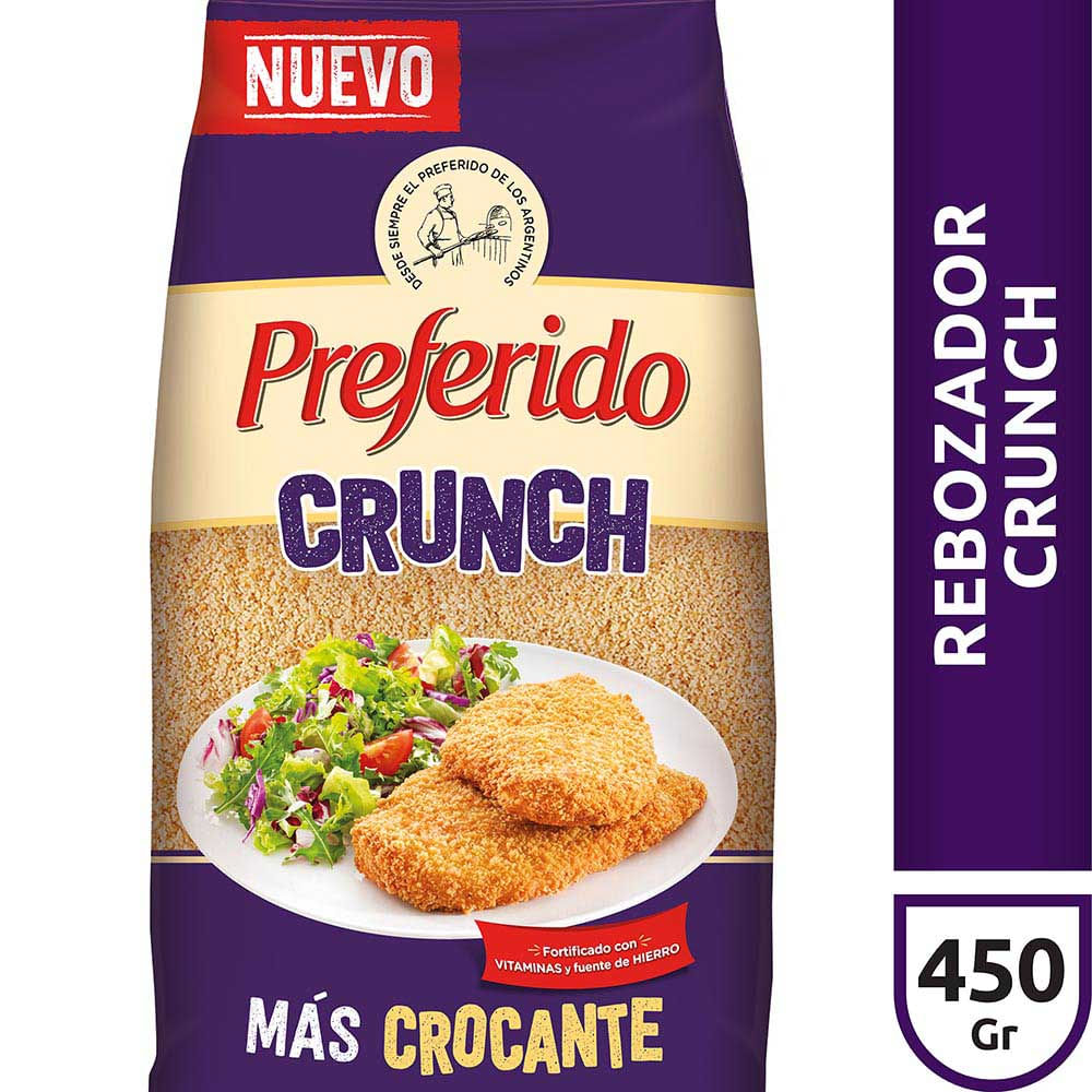 Rebozador Crunch Preferido 450 Grs