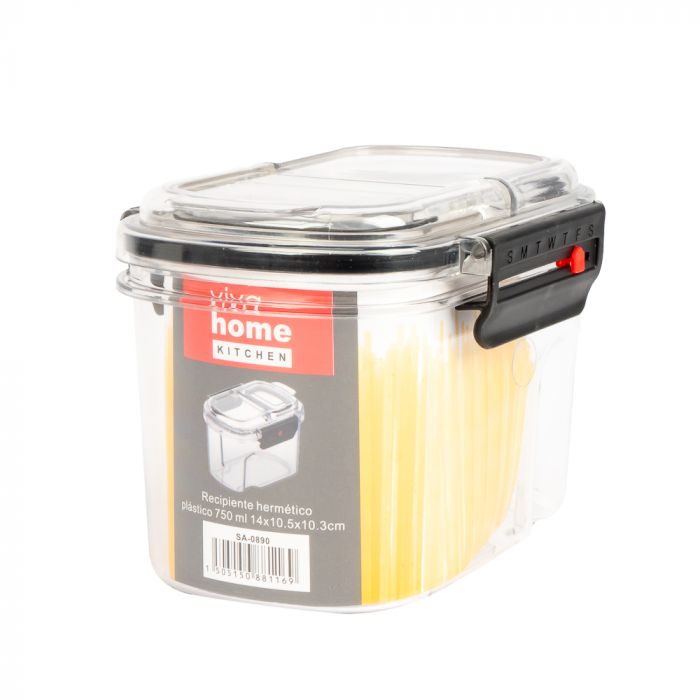 Recipiente Hermetico Rectangular 750ml VAIA 1 Un