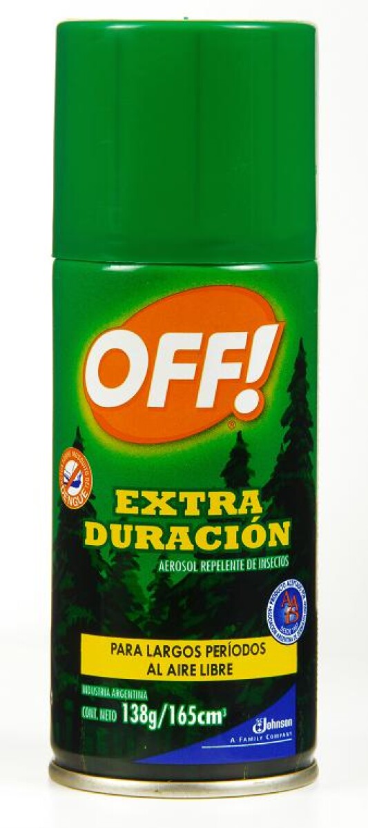Repelente Extra Duracion Aerosol OFF! 165 ml