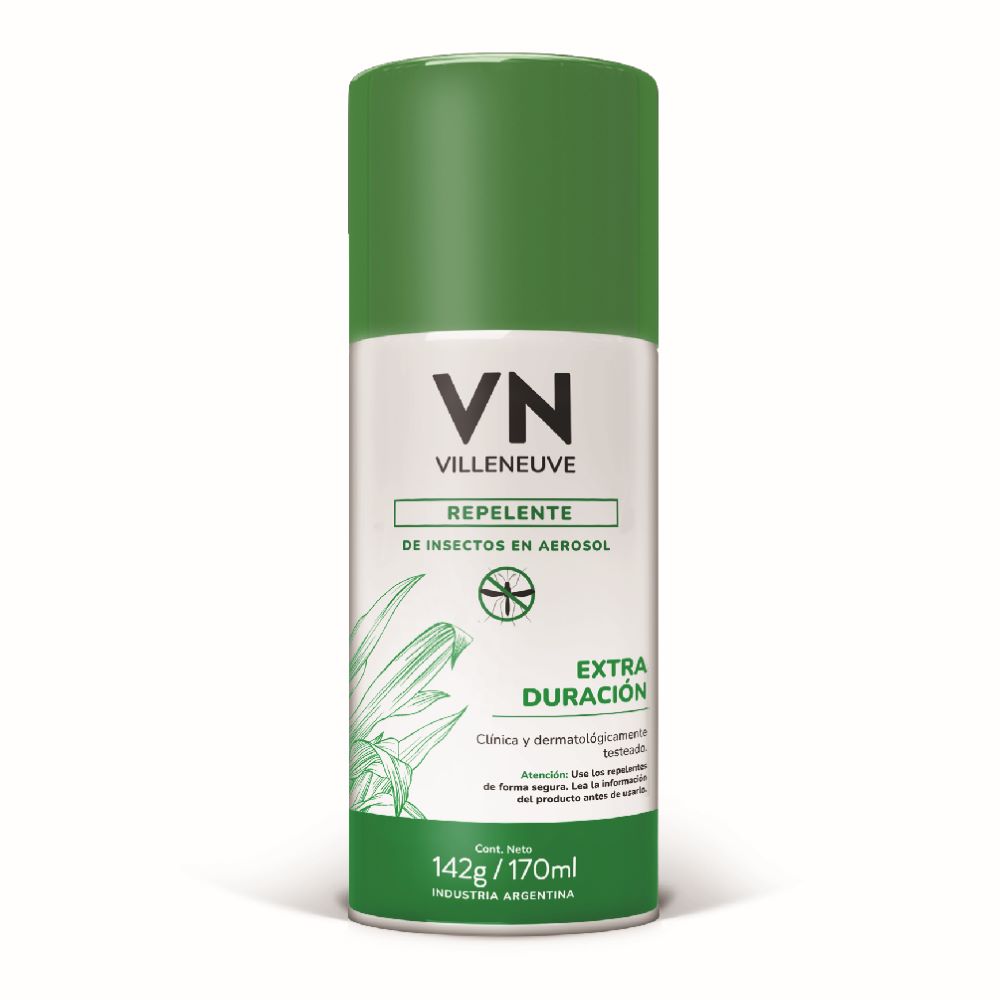 Repelente Extra Duracion Aerosol Villeneuve 170 ml