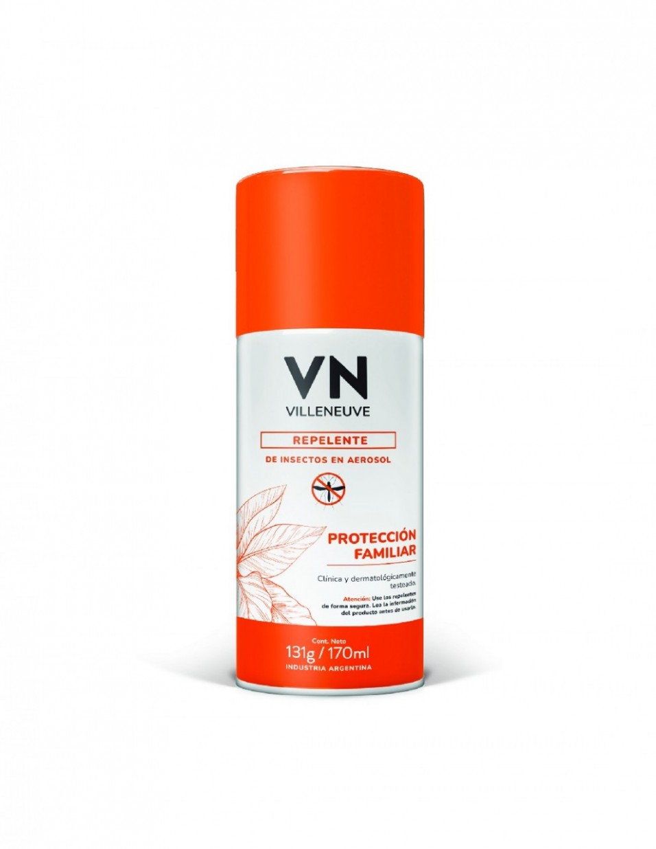 Repelente Proteccion Familiar Aerosol Villeneuve 170 ml
