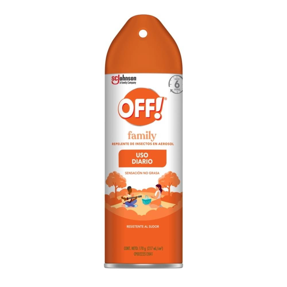 Repelente de Insectos Family Aerosol Nv OFF! 170 cc
