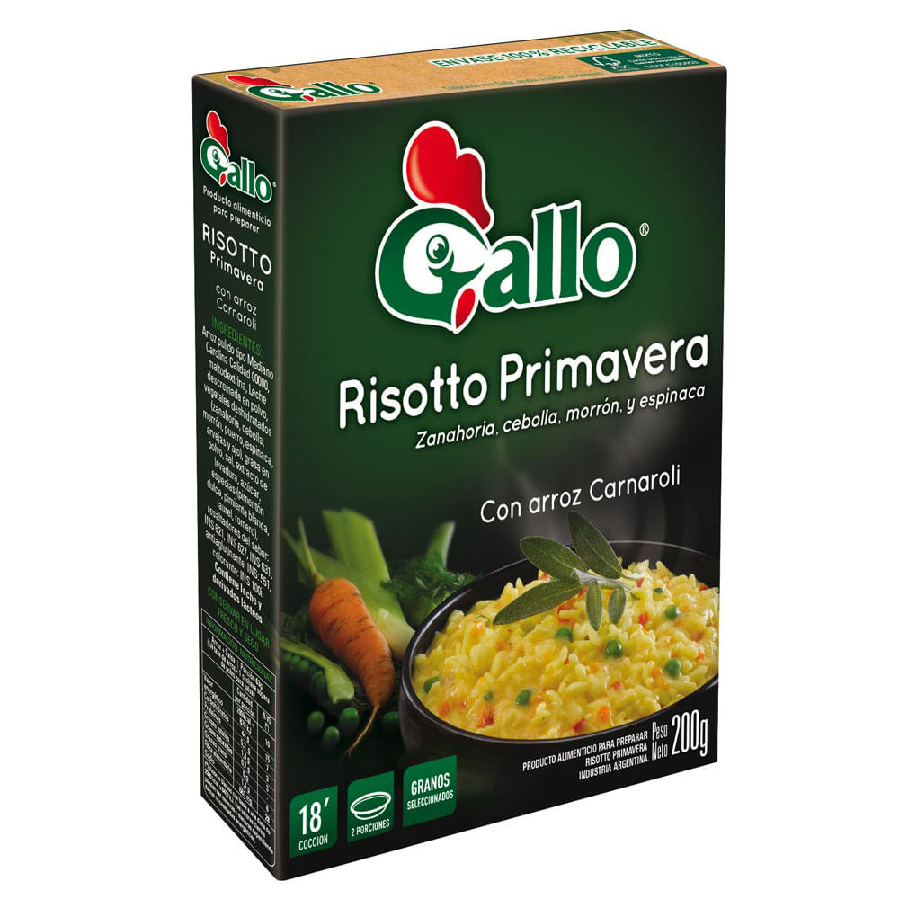 Risotto Trattoria Champignones Gallo 240 Grs
