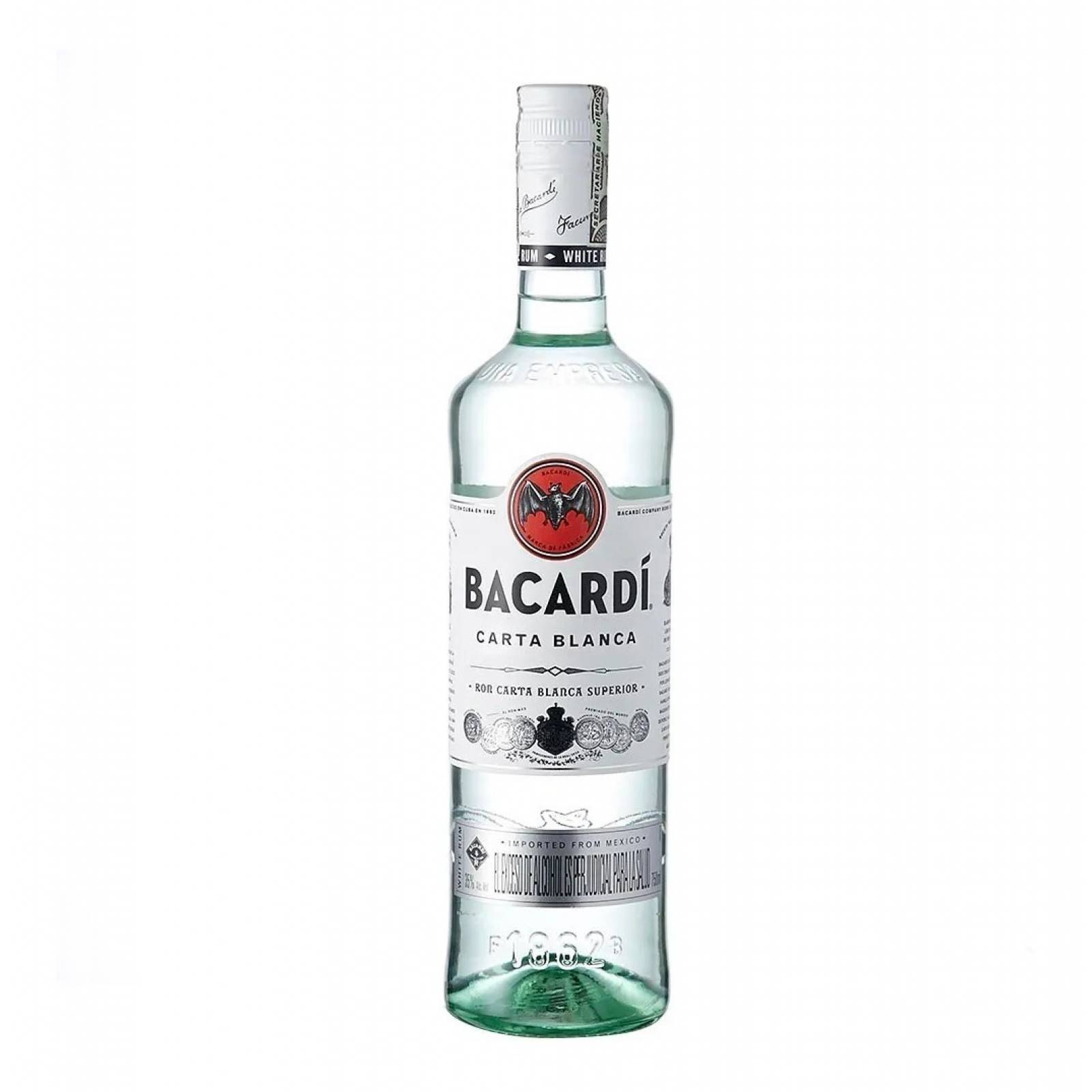 Ron Carta Blanca Bacardi 750 ml