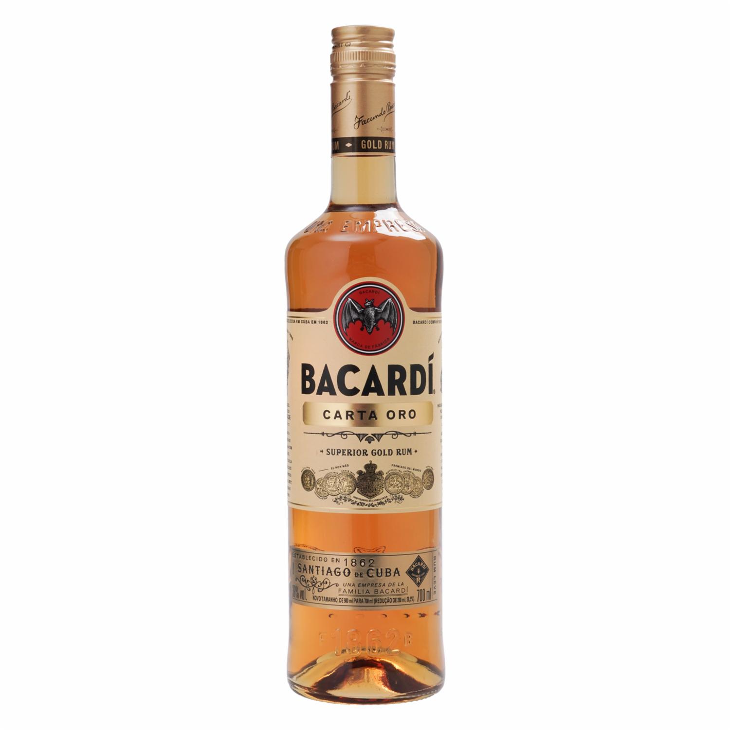 Ron Carta de Oro Bacardi 700 ml
