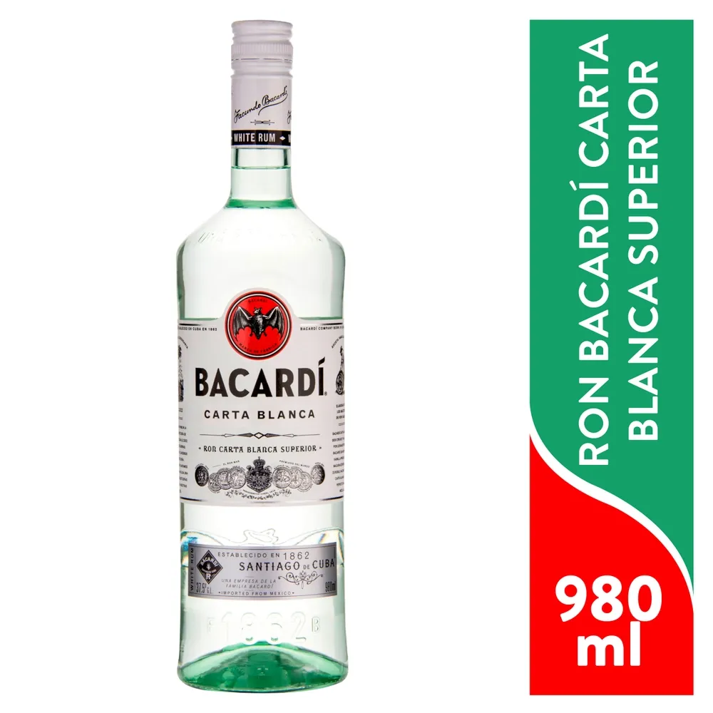 Ron Superior Bacardi 980 ml