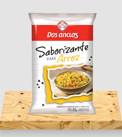 Saborizante P/Arroz Dos Anclas 25 Grs