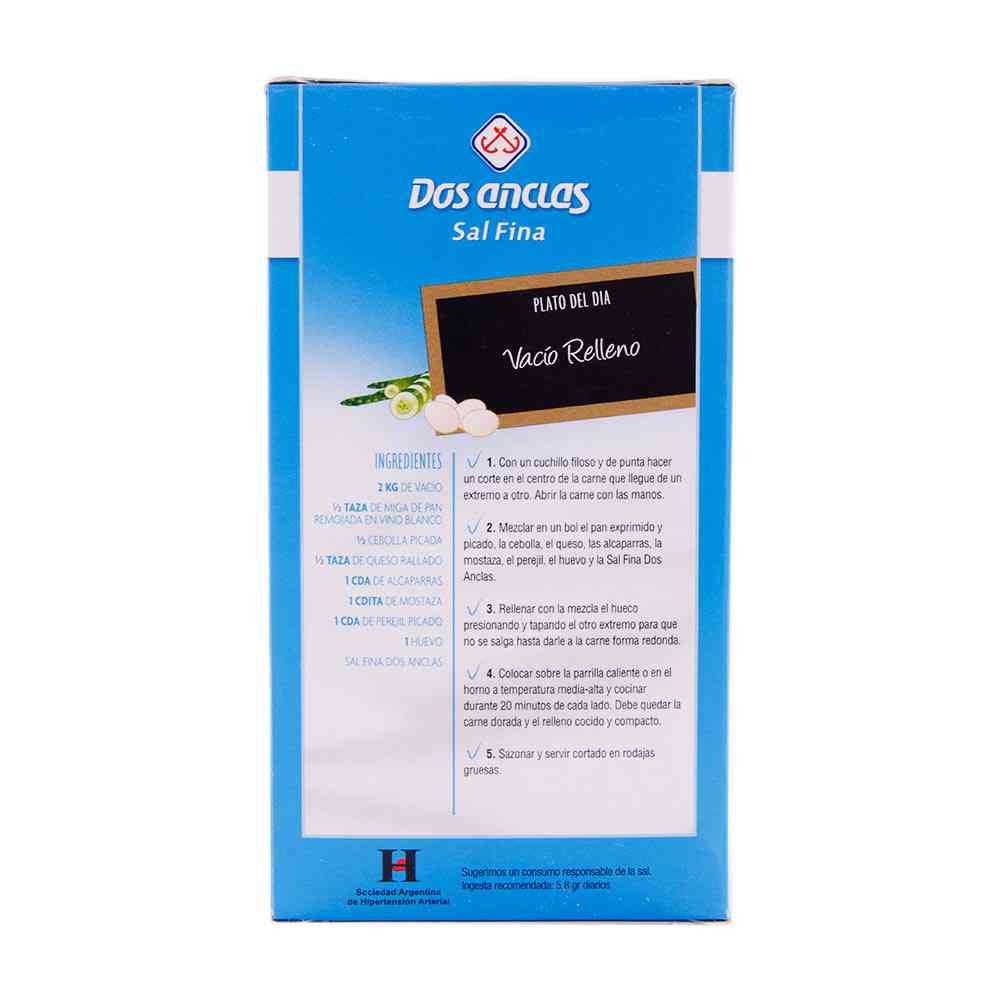 Sal Fina Salero Dos Anclas 250 Grs