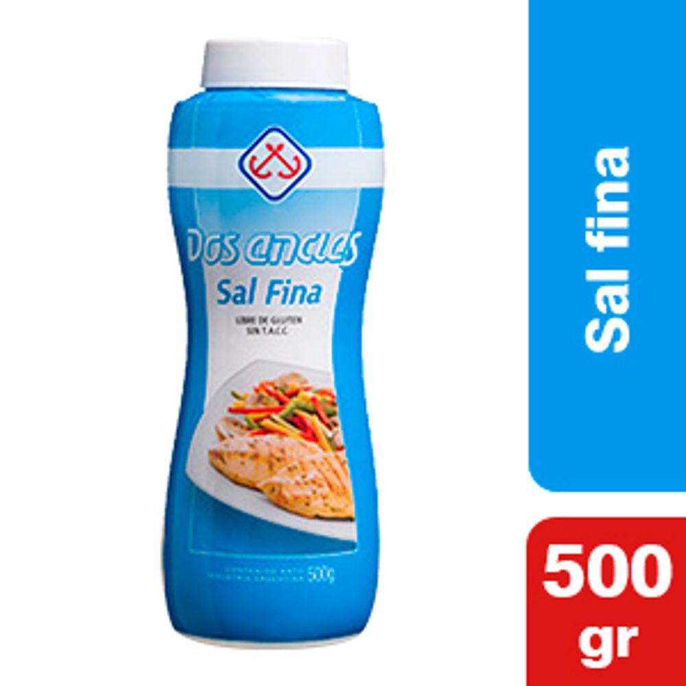 Sal Fina Salero Dos Anclas 500 Grs