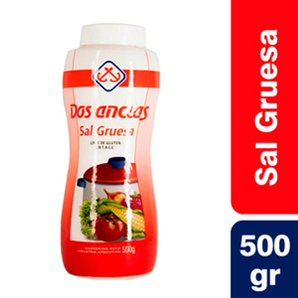 Sal Gruesa Salero Dos Anclas 500 Grs