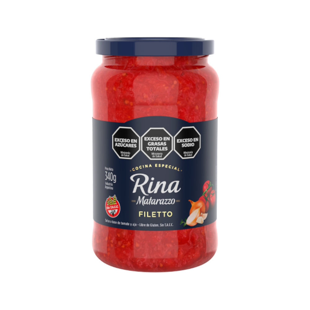 Salsa Lista Filetto Nvo.Oct Rina 340 Grs