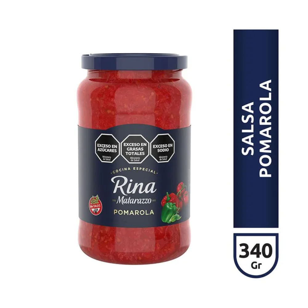 Salsa Lista Pomarola Nvo.Oct Rina 340 Grs