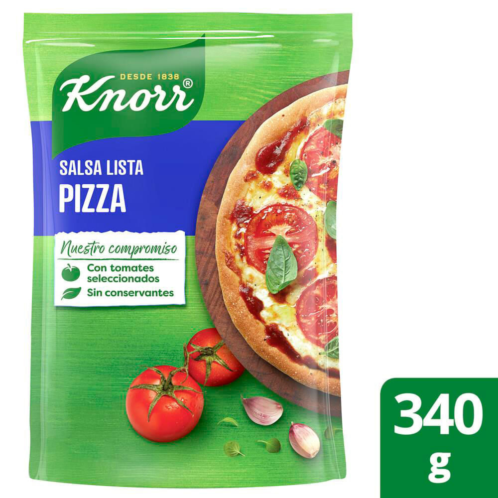 Salsa Pizza DP Nvo.Oct Knorr 340 Grs