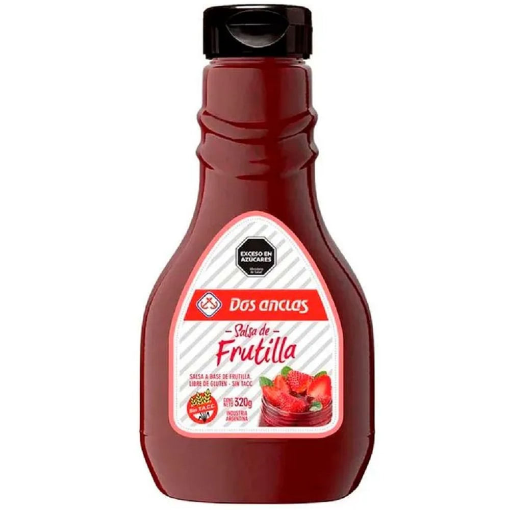 Salsa de Frutilla Nvo.Oct Dos Anclas 320 Grs