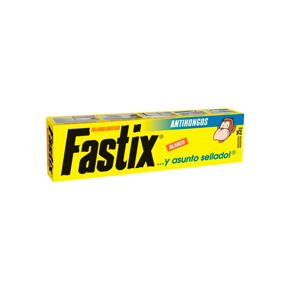 Sellador Sintetico Antihongos Blanco Fastix 25 Grs