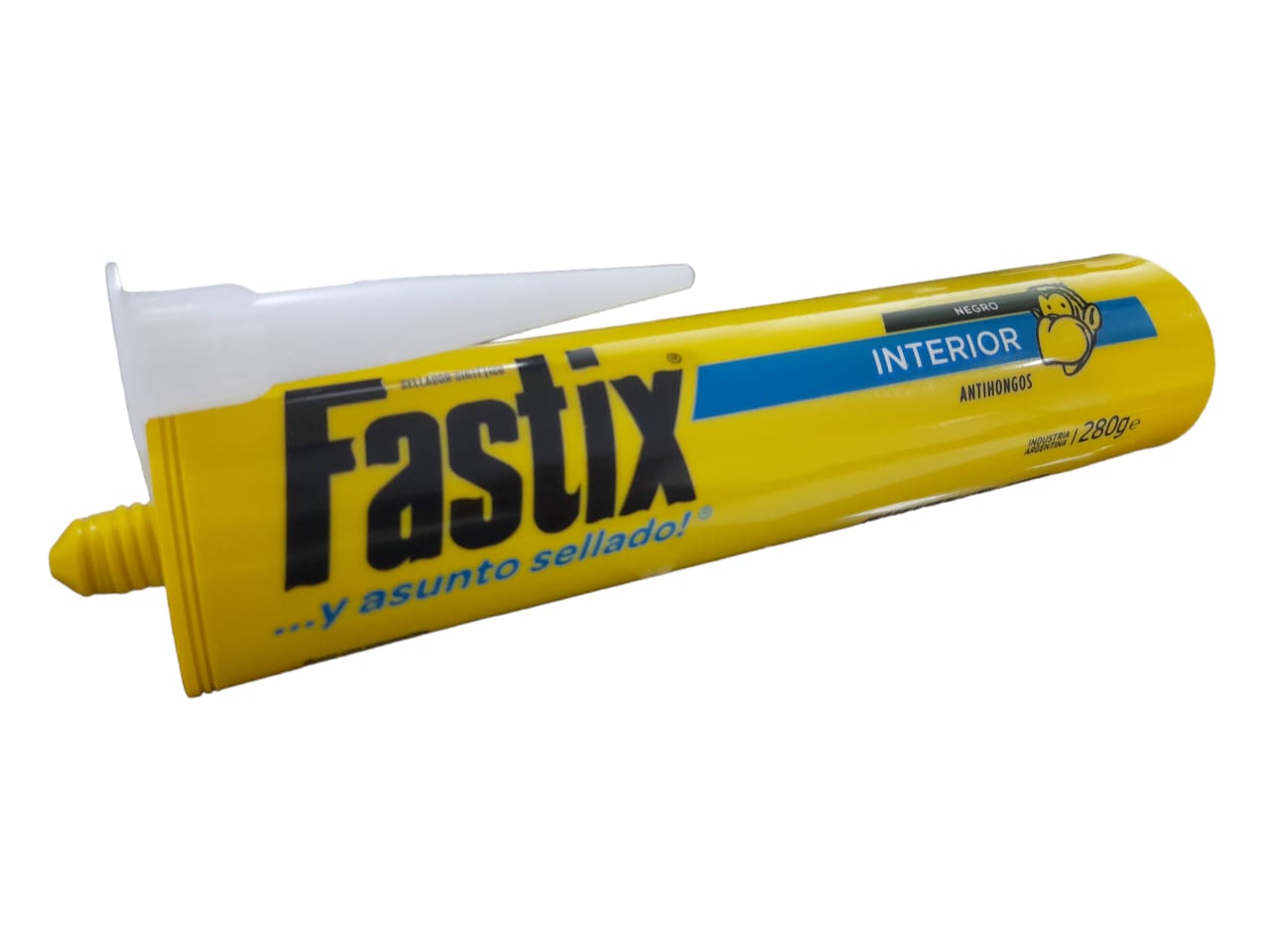 Sellador Sintetico Antihongos Negro Fastix 280 Grs