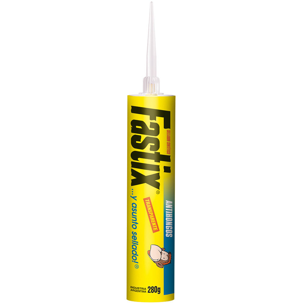 Sellador Sintetico Antihongos Transpare Fastix 280 Grs